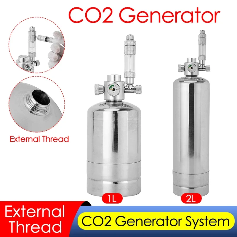 Planted Aquarium Co2 System - Kit de sistema generador de CO2