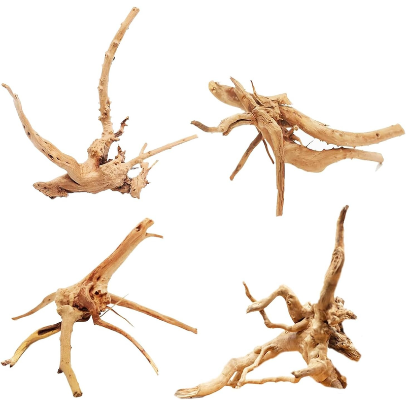 Aquarium Plant Root Tabs - 4 Piezas de Decoración Natural de