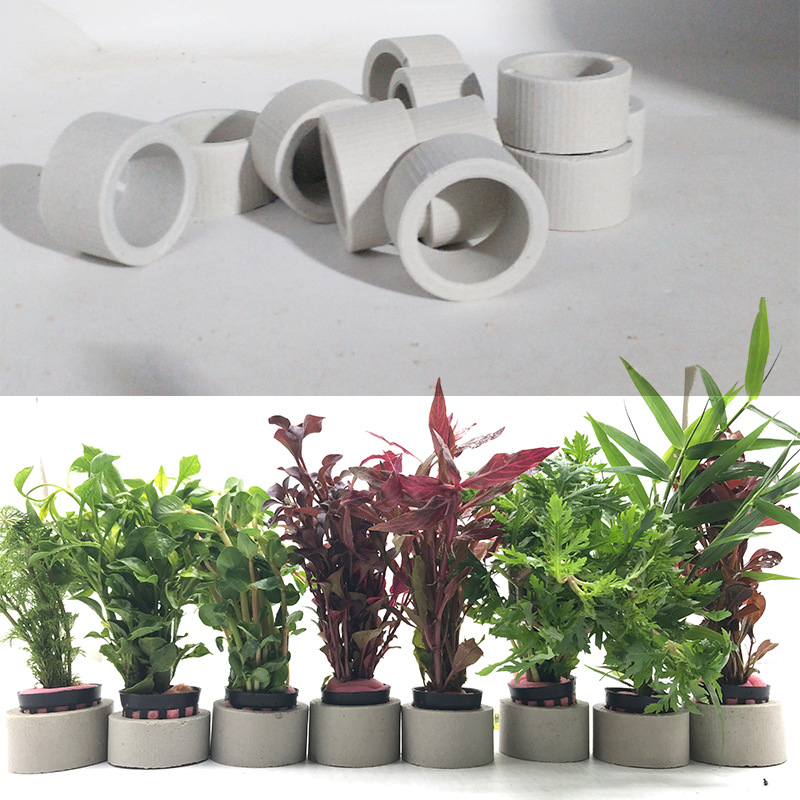 Aquarium Plant Rings - Anillo de cerámica para decoración de
