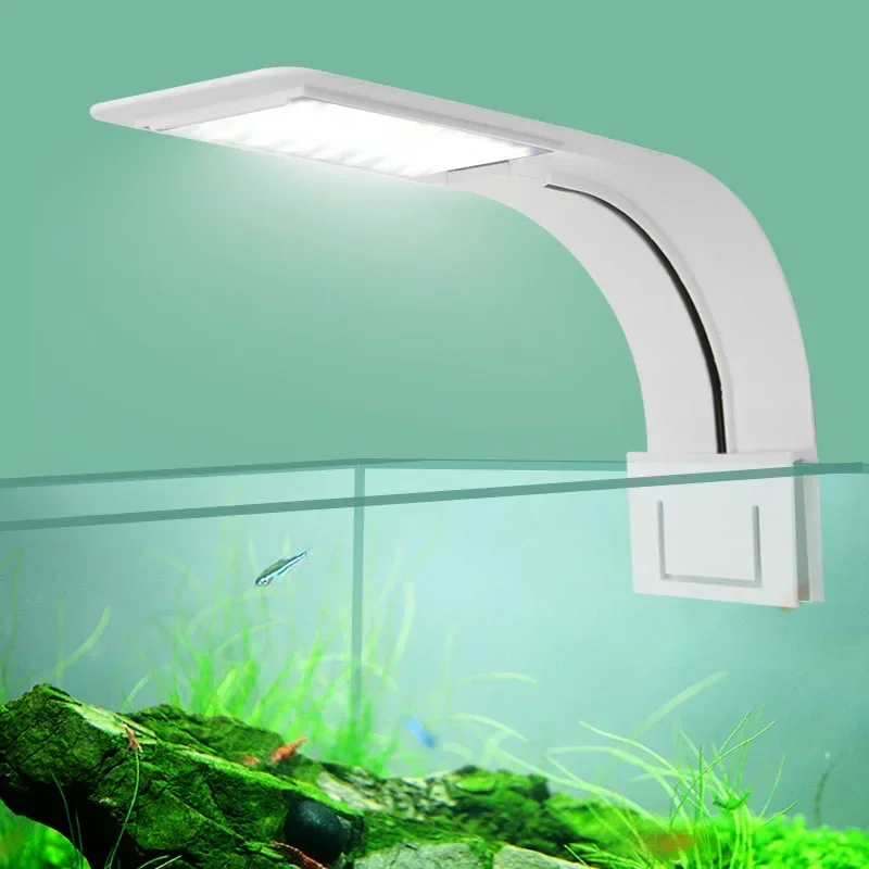 Aquarium Plant Ornament - Luz LED ultrafina para acuario, iluminación