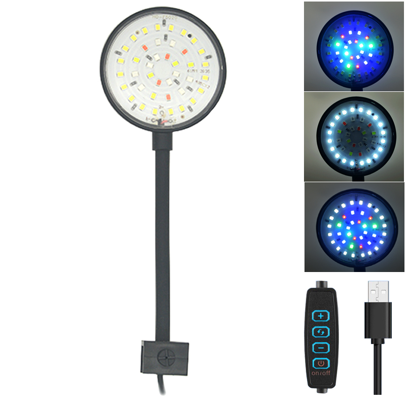 Lámpara LED USB para acuario,  - Aquarium Plant Ornament reseña y precio