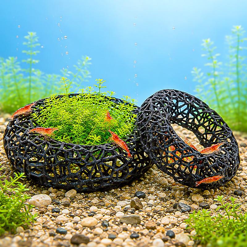 Refugio para Camarones de Acua - Aquarium Plant Rings reseña y precio