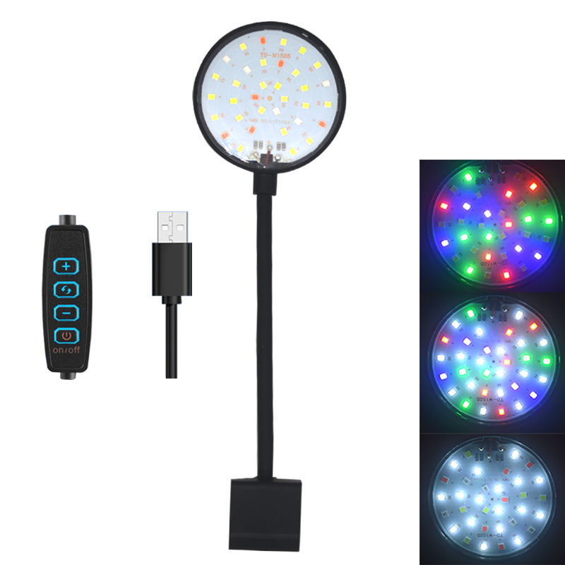 Lámpara LED USB para acuario,  - Aquarium Plant Ornament reseña y precio