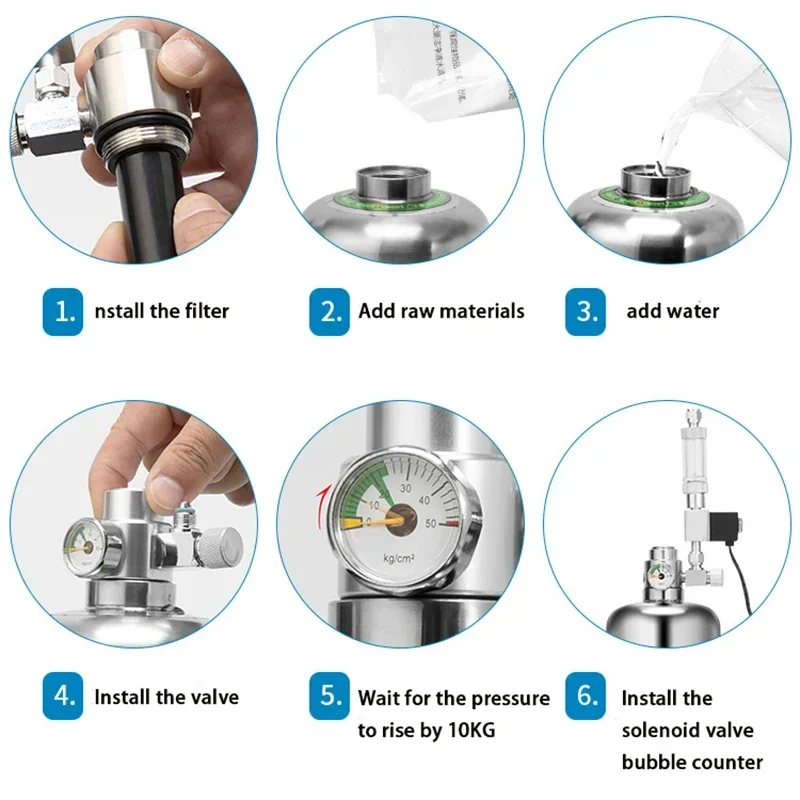 Kit de sistema generador de CO - Planted Aquarium Co2 System reseña y precio