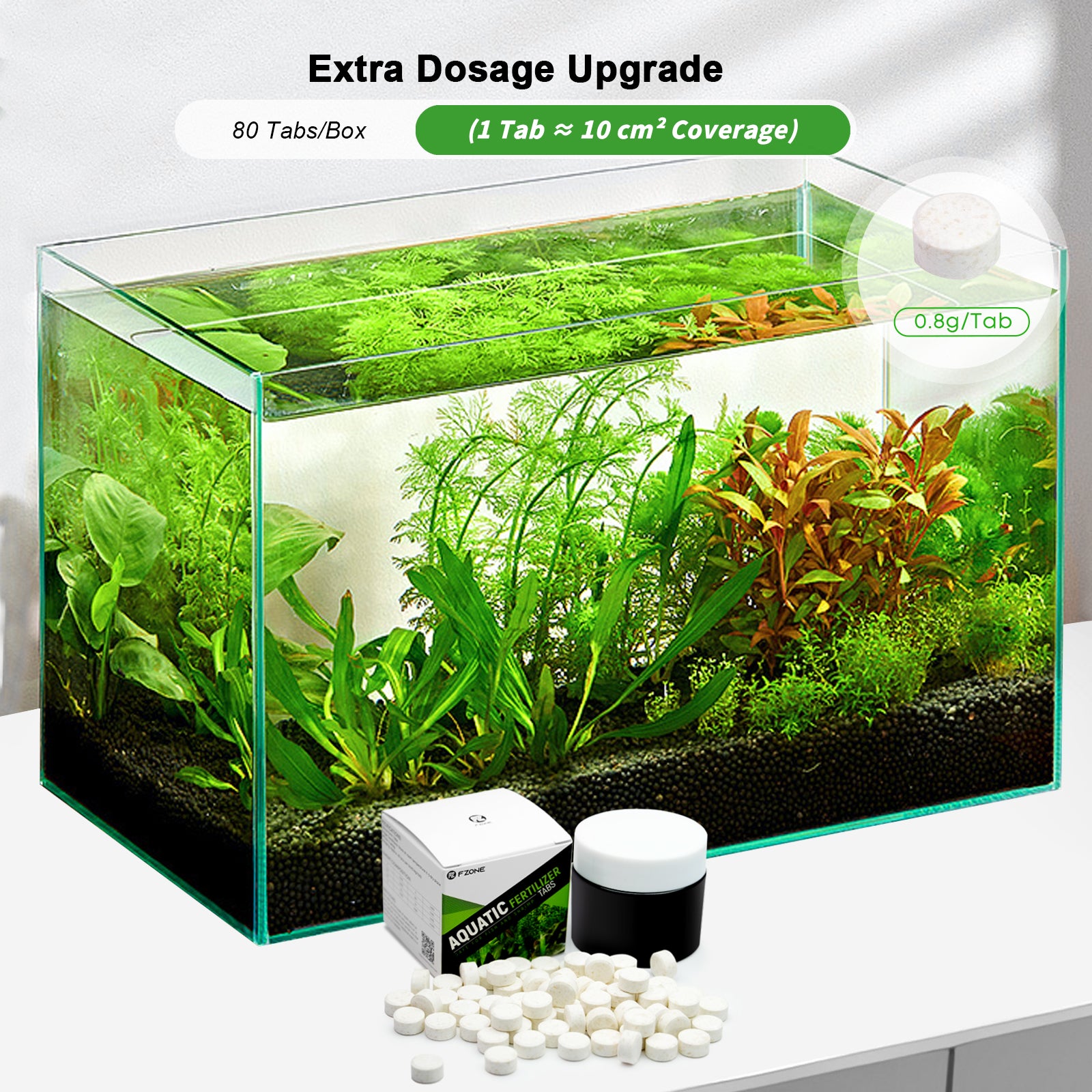 FZONE Root Tabs, Fertilizante  - Aquarium Plant Root Tabs reseña y precio