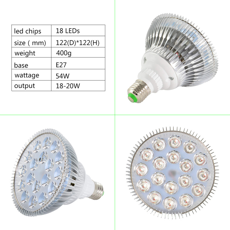 Bombilla LED E27 para cultivo  - Aquarium Planted Seeds reseña y precio