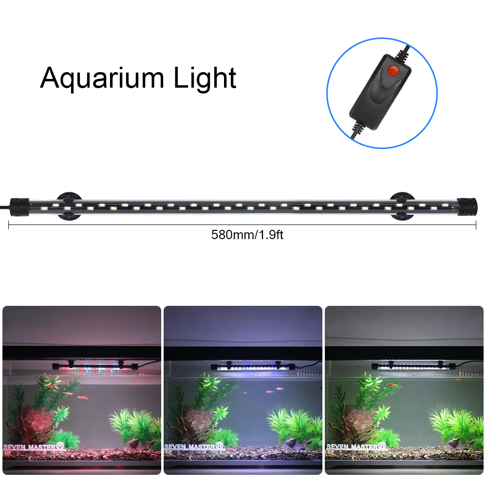 Luz LED para acuario de 58CM,  - Aquarium Plant Ornament reseña y precio
