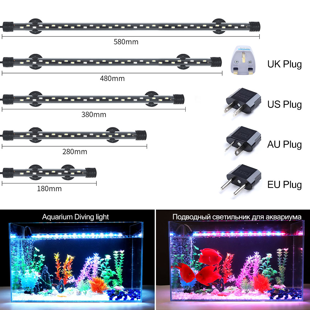 Luz LED para acuario de 90-260 - Aquarium Plant Ornament reseña y precio