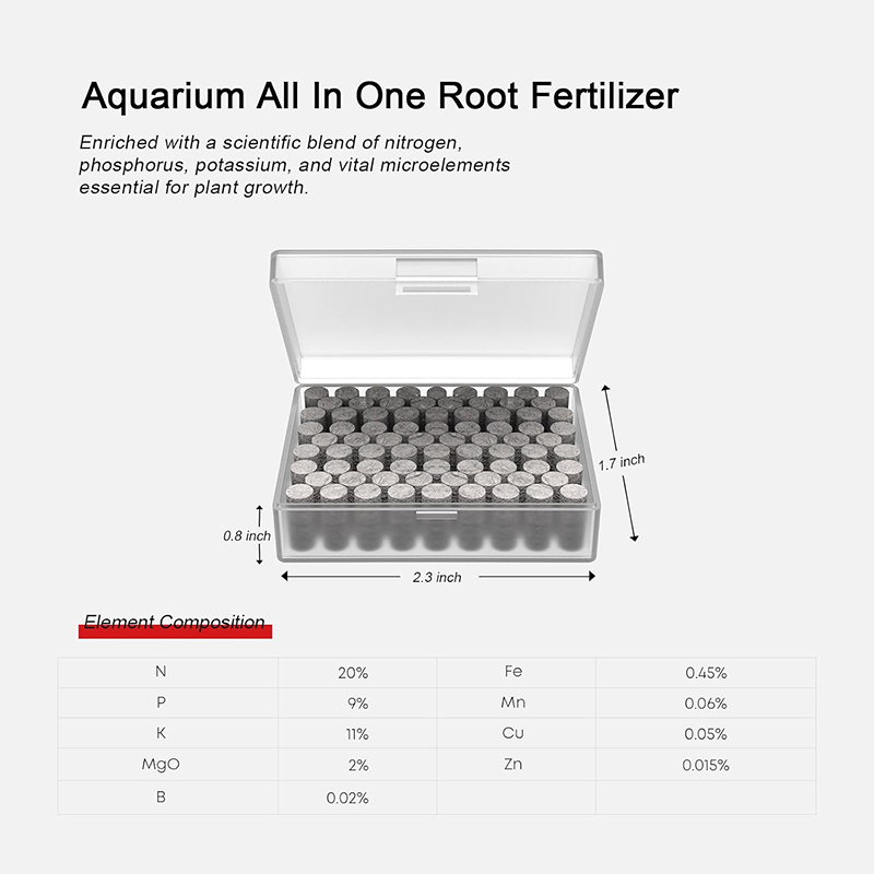 FZONE Root Tabs Fertilizante d - Aquarium Plant Root Tabs reseña y precio